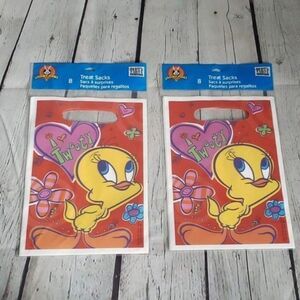 NWT Deadstock Vintage Y2K Looney Tunes Tweety Bird Party Snack Bags